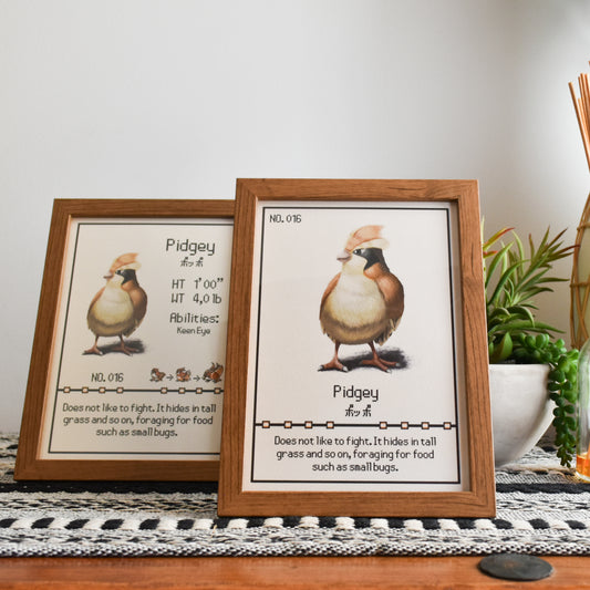 Pidgey Pokedex Print