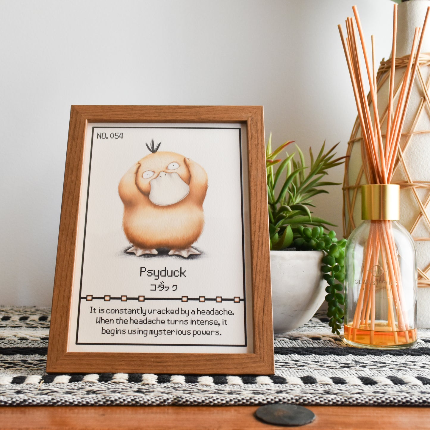 Psyduck Pokedex Print