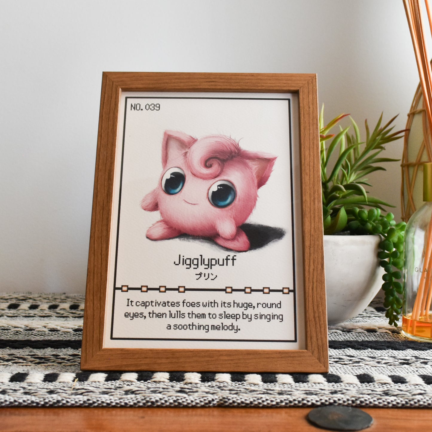 Jigglypuff Pokedex Print