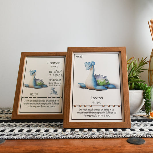 Lapras Pokedex Print