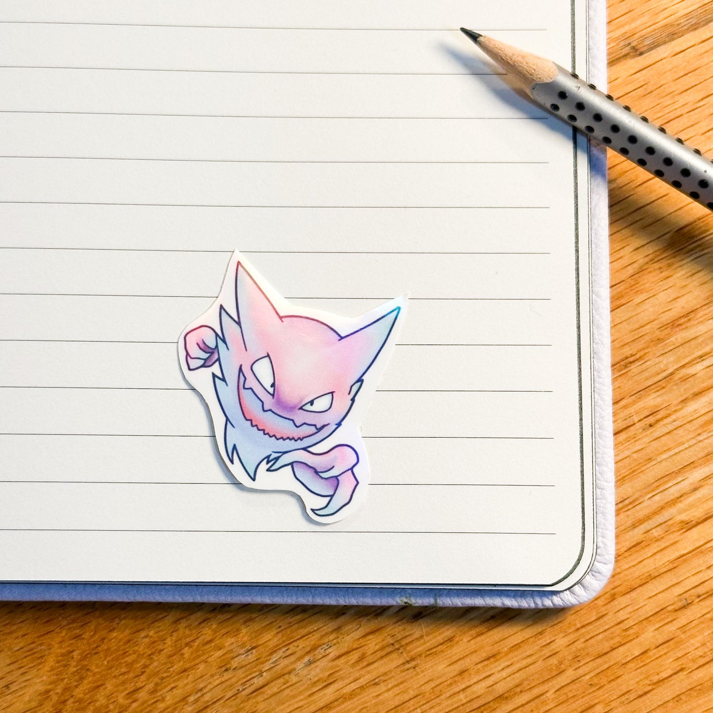 showing the haunter by itself for the pastel pokemon gengar, haunter and gastly stickers