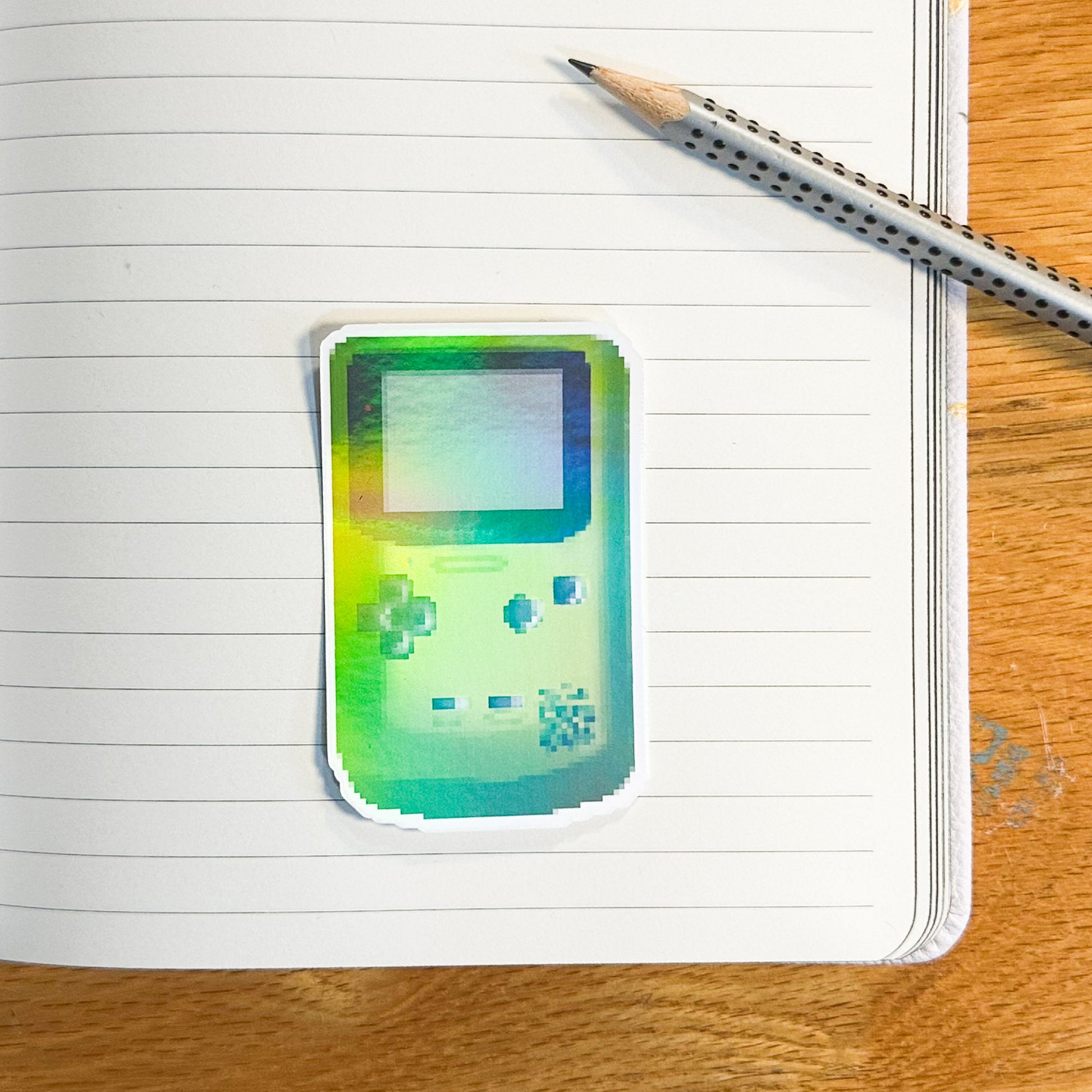 Nintendo gameboy colour Green out of the colours red, blue, green, yellow, purple, pink