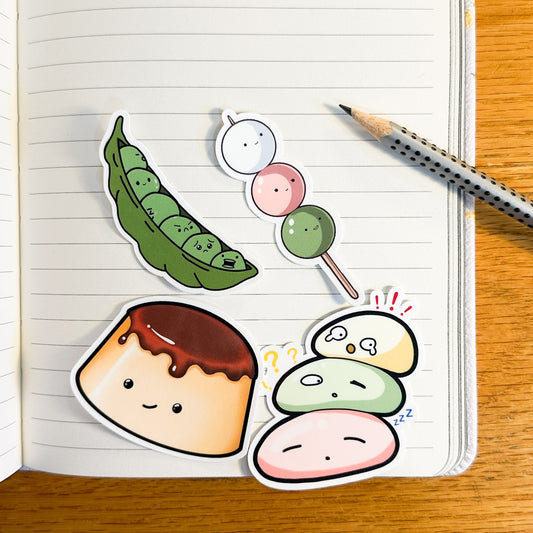 Japanese Sweets! vinyl sticker set