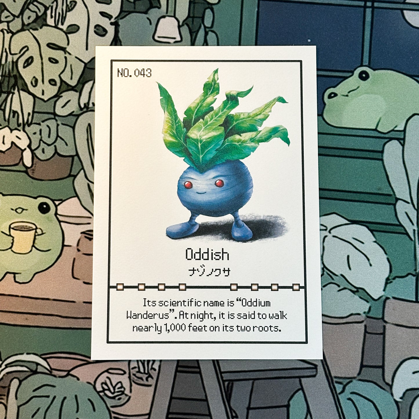 pokemon Oddish pokedex prints type 1