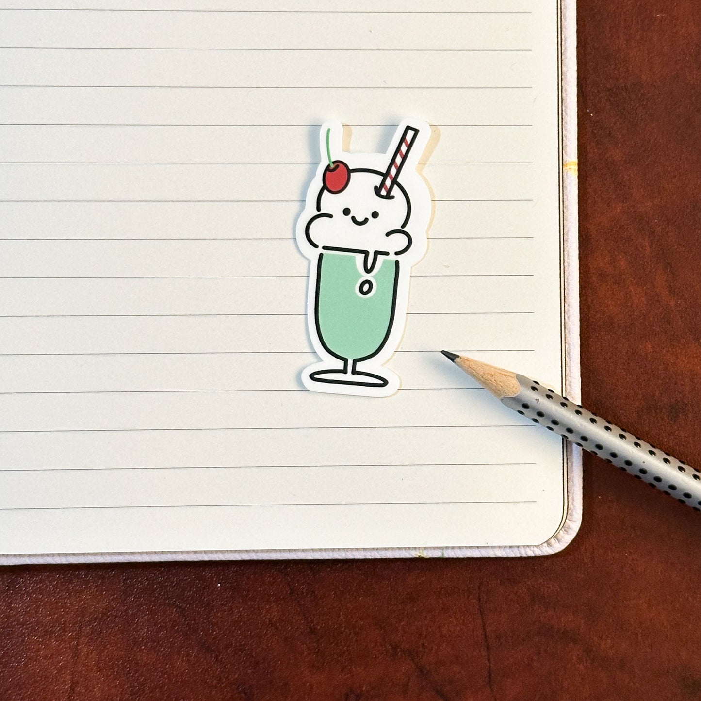 Milkshake vinyl Stickers