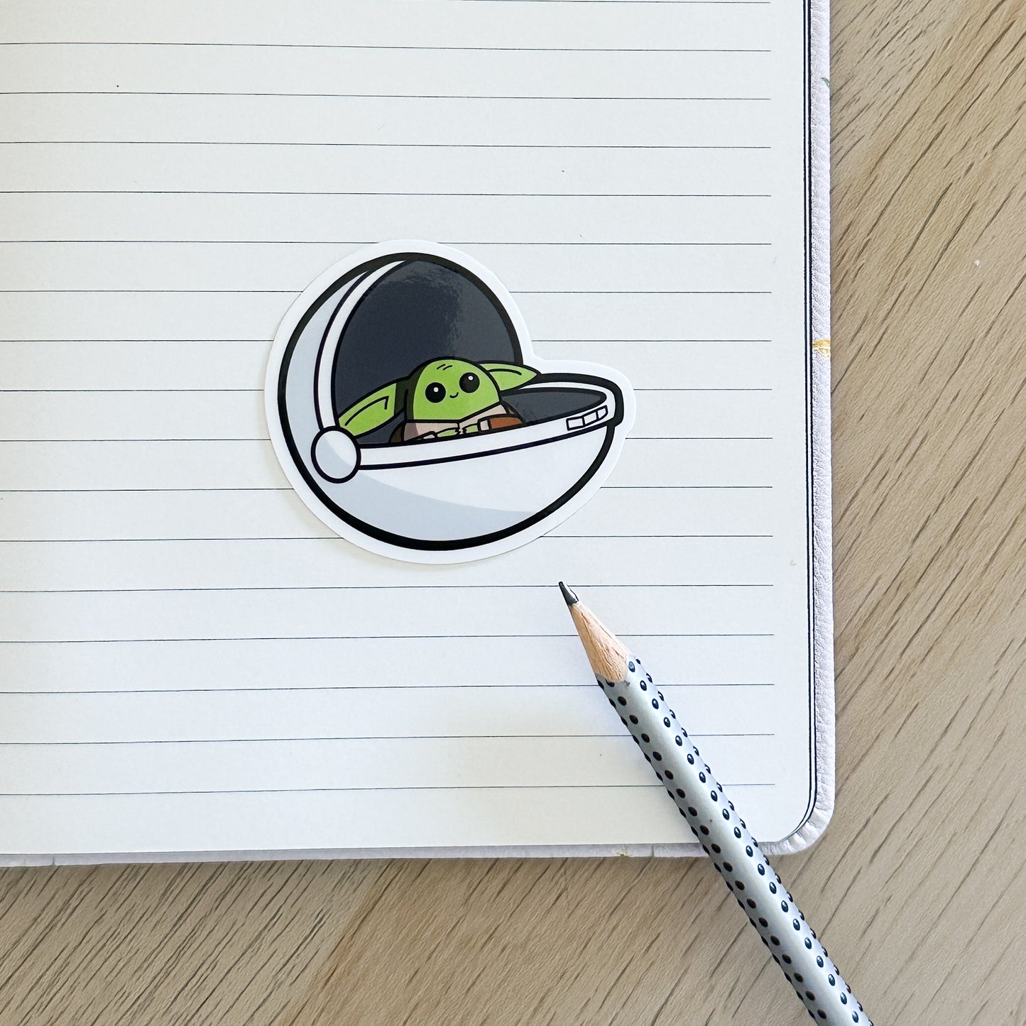 Baby Yoda Vinyl Sticker
