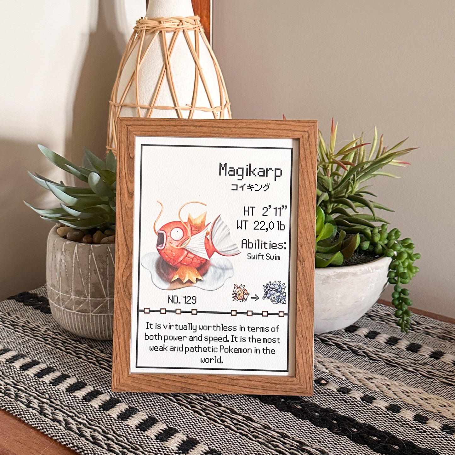 #129 Magikarp Pokedex Print