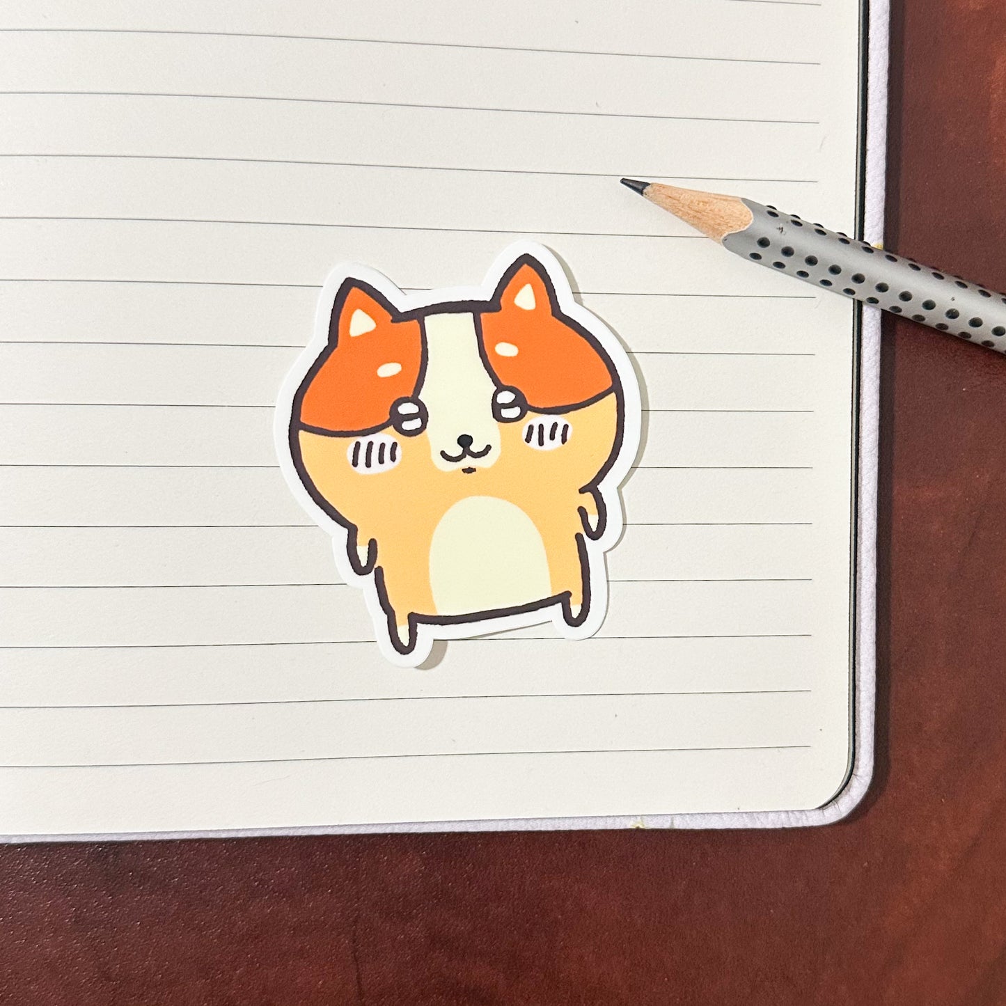 Chikawa x bluey vinyl sticker set
