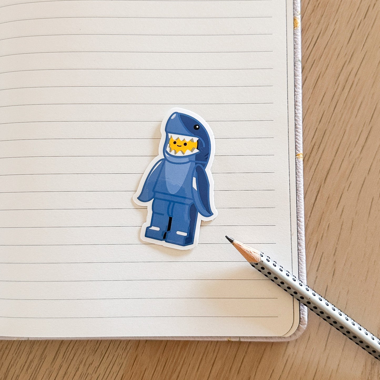 Lego Shark Man Vinyl Sticker