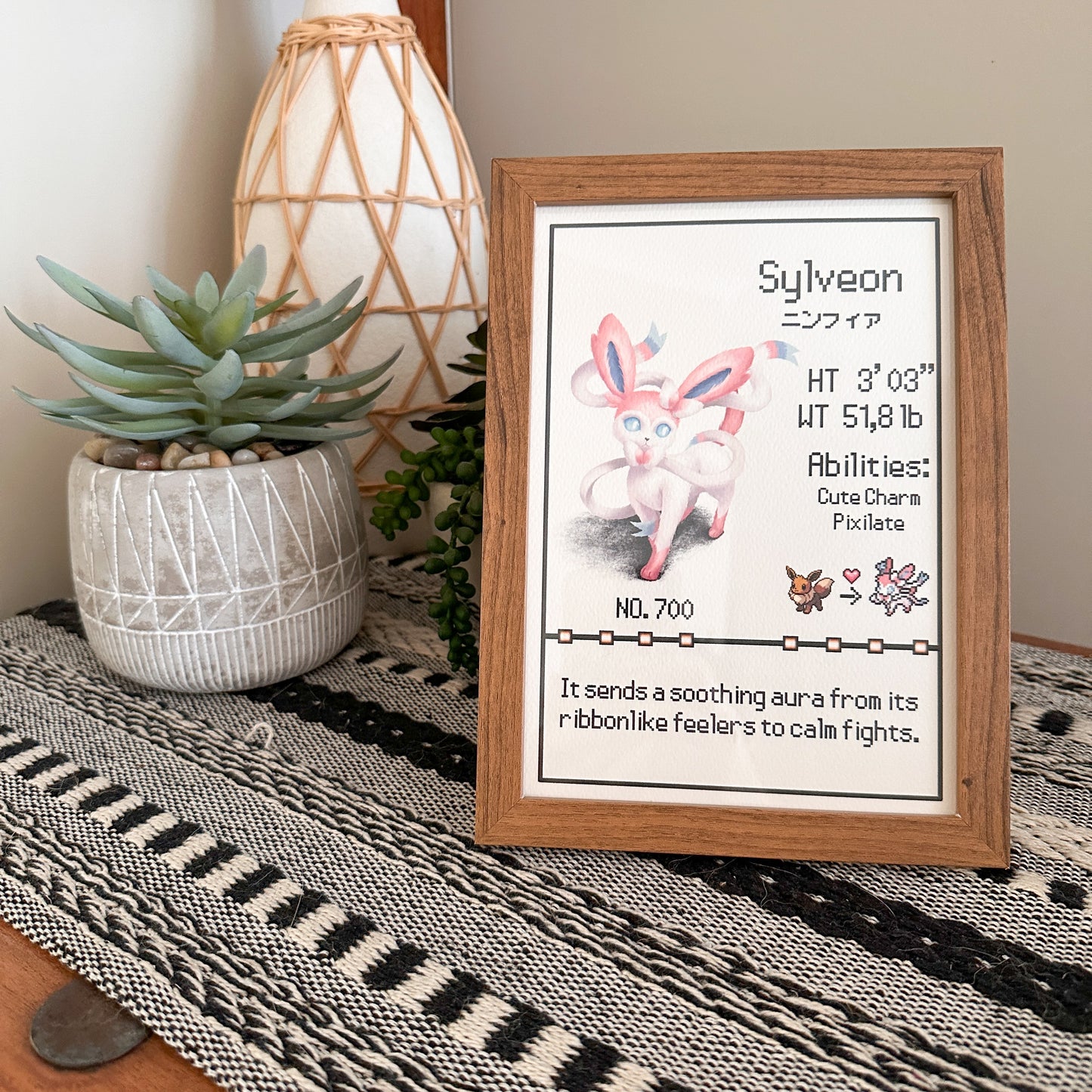 #700 Sylveon Pokedex Print