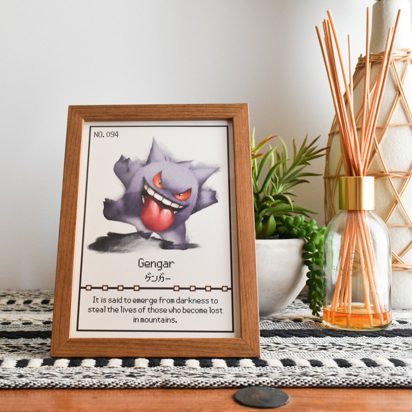 Gengar Pokedex Print