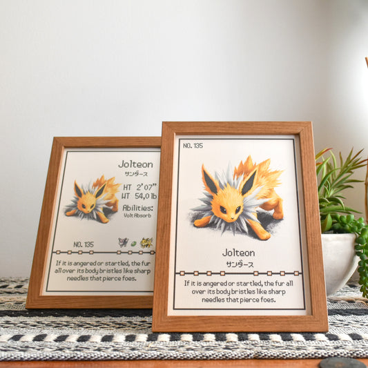 #135 Jolteon Pokedex Print