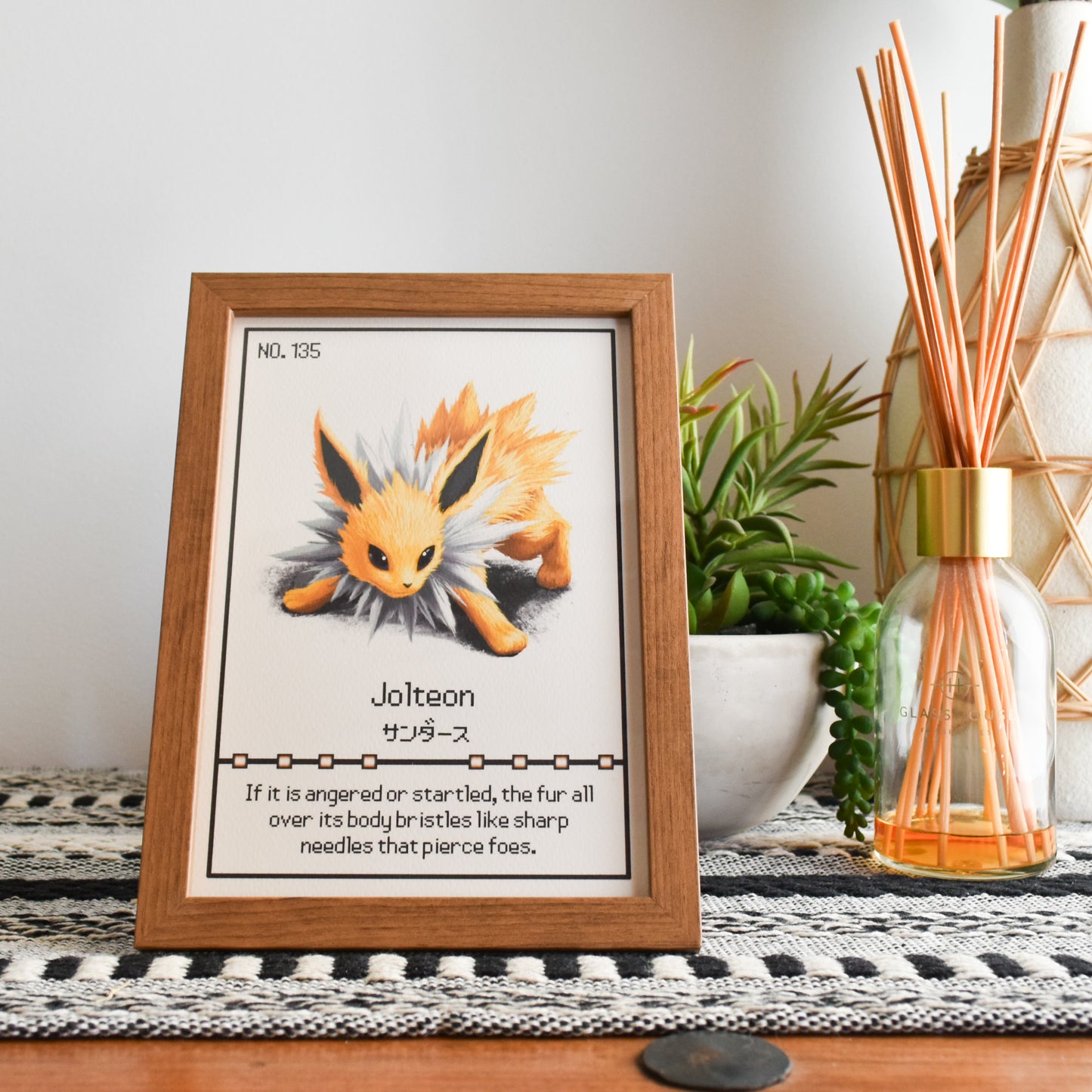 Jolteon Pokedex Print