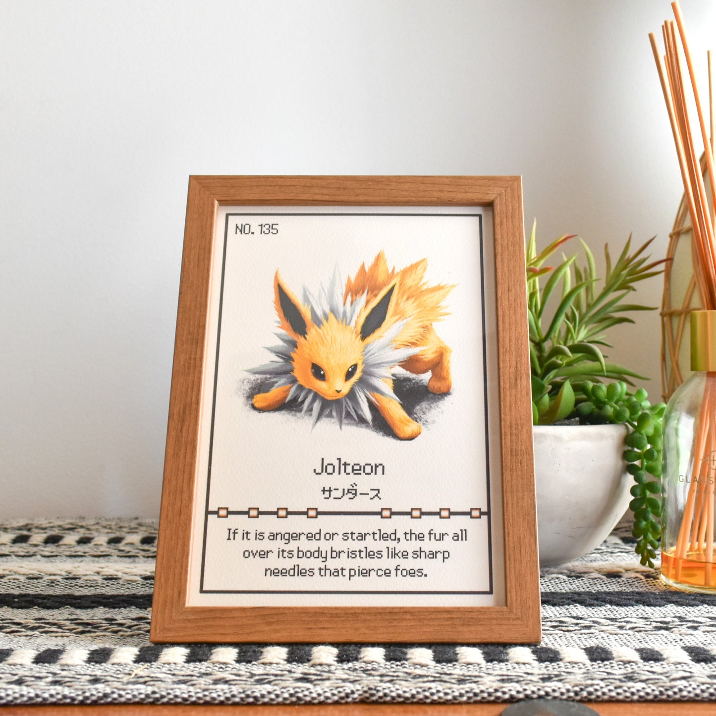 #135 Jolteon Pokedex Print