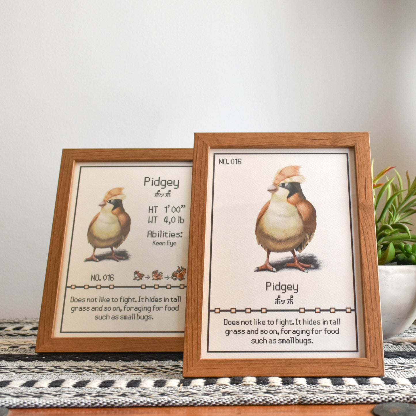 #016 Pidgey Pokedex Print