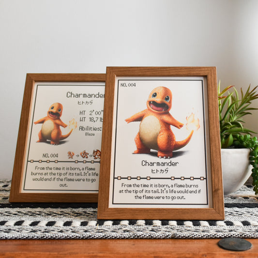 Charmander Pokedex Print