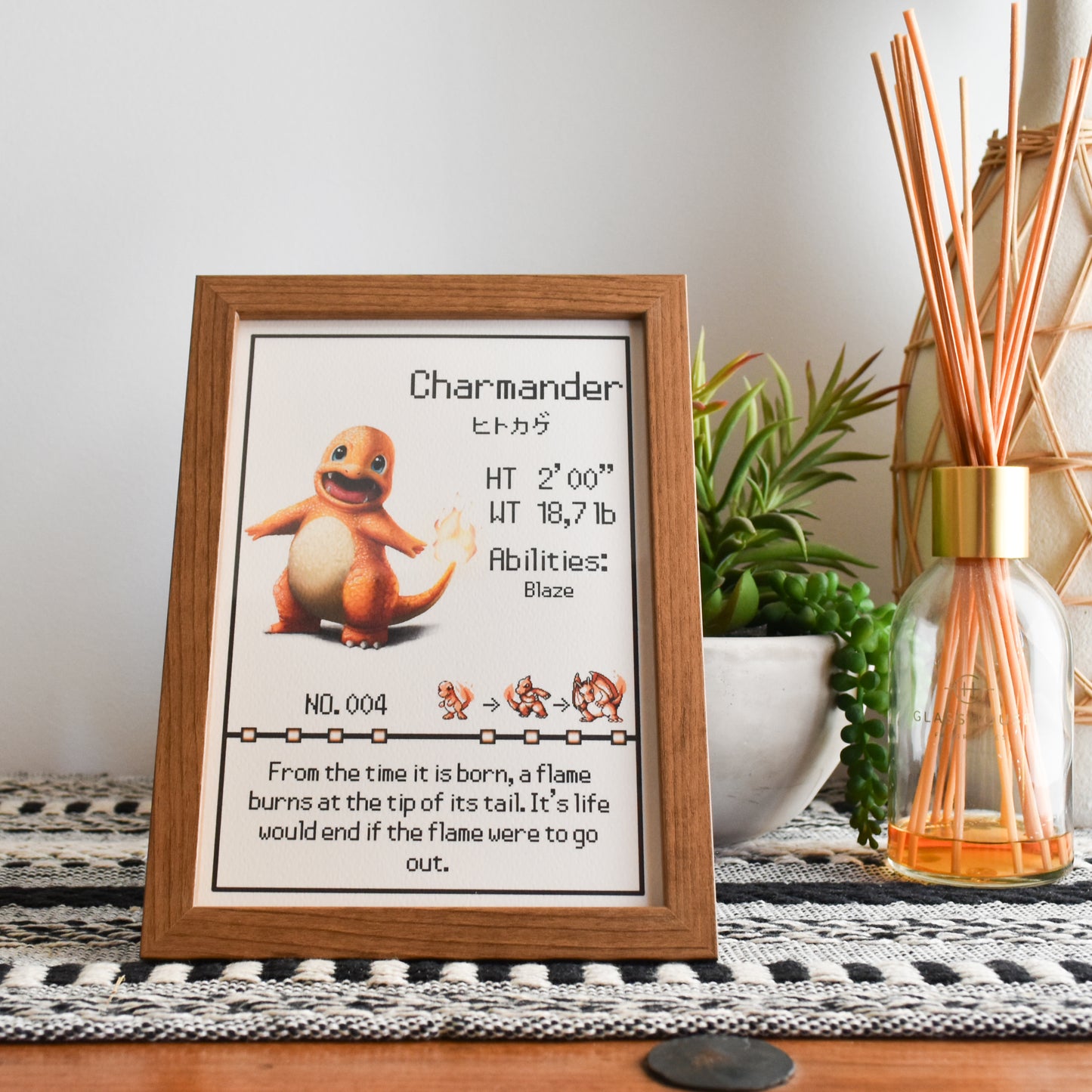 Charmander Pokedex Print