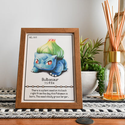 Bulbasaur Pokedex Print