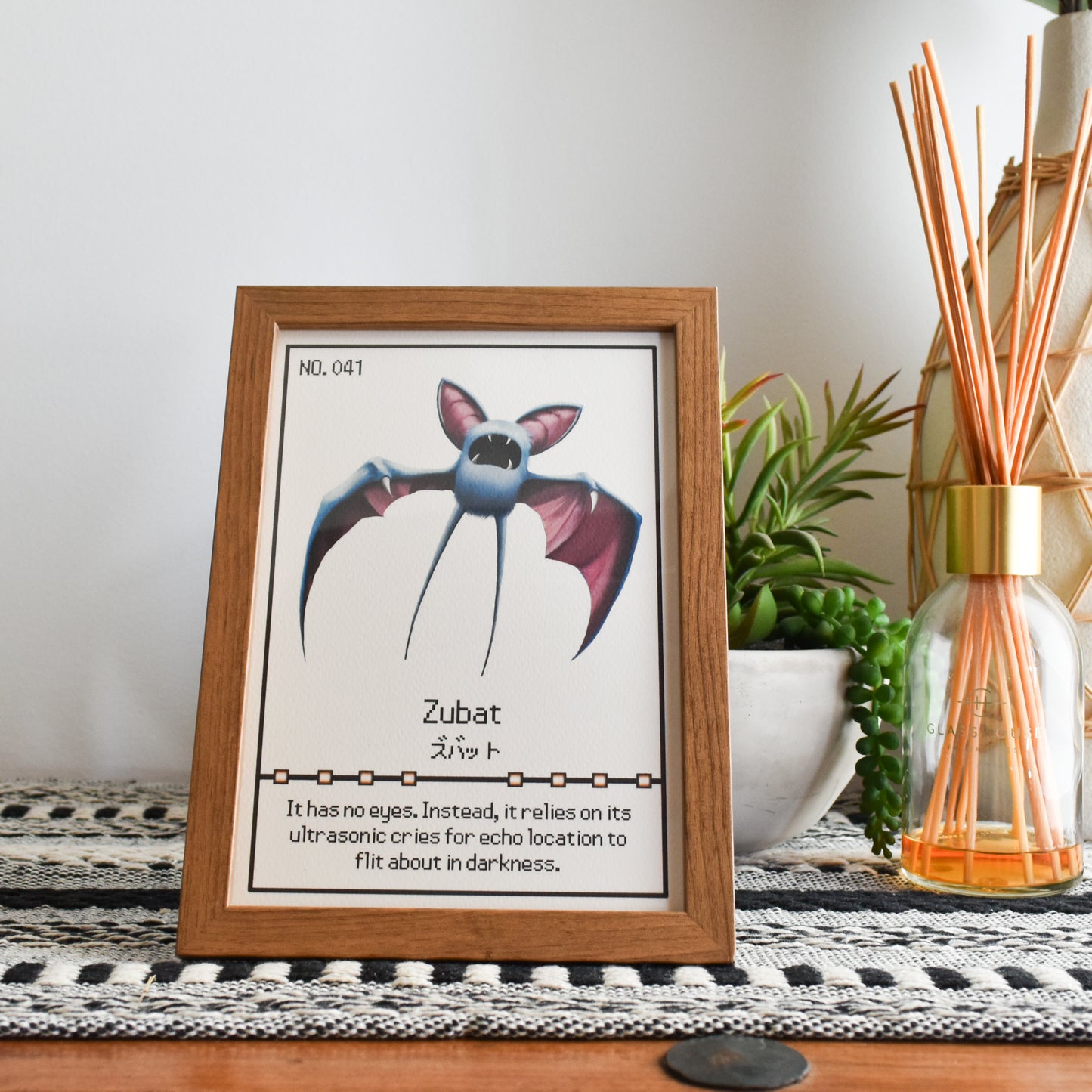Zubat Pokedex Print
