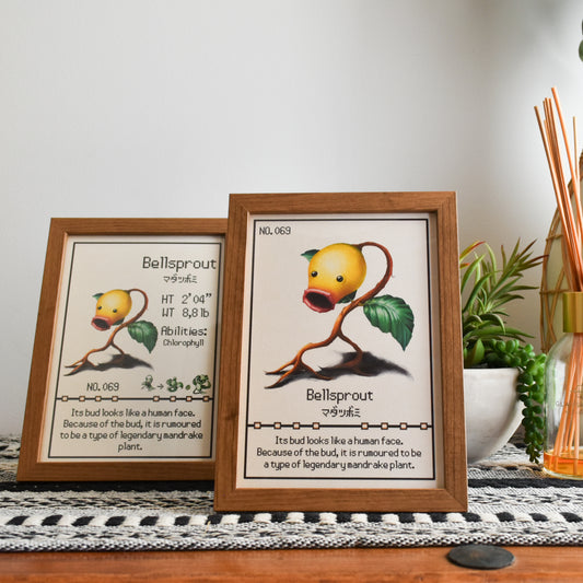 Bellsprout Pokedex Print