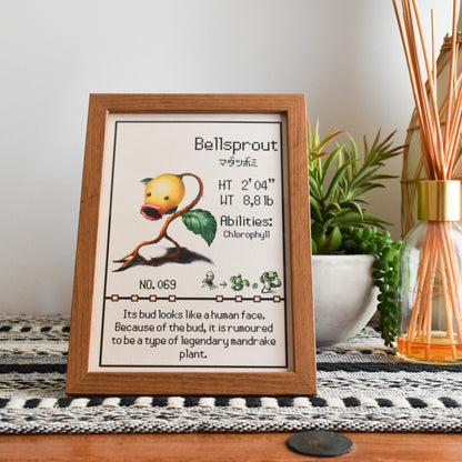 Bellsprout Pokedex Print