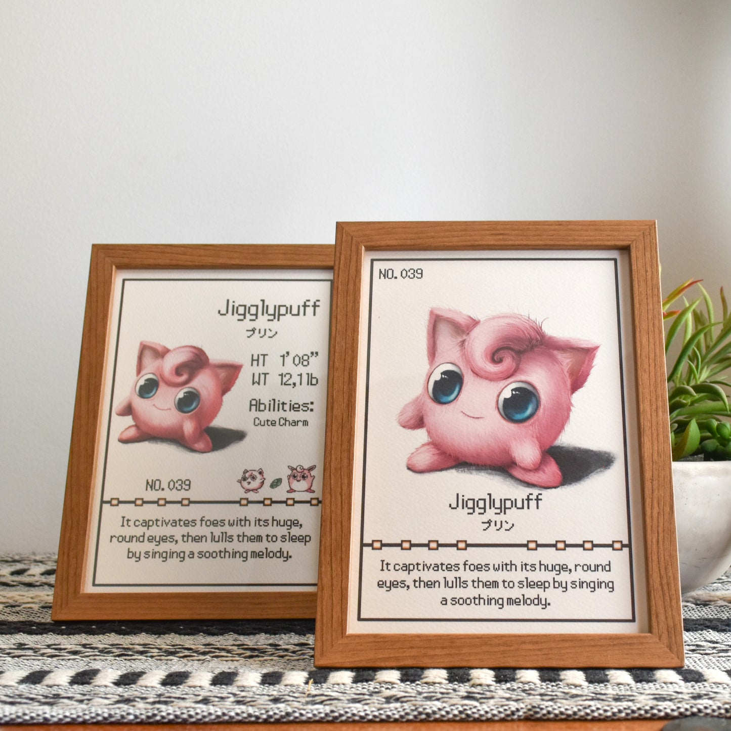 #039 Jigglypuff Pokedex Print