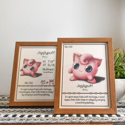 #039 Jigglypuff Pokedex Print