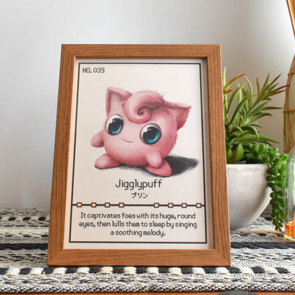 #039 Jigglypuff Pokedex Print