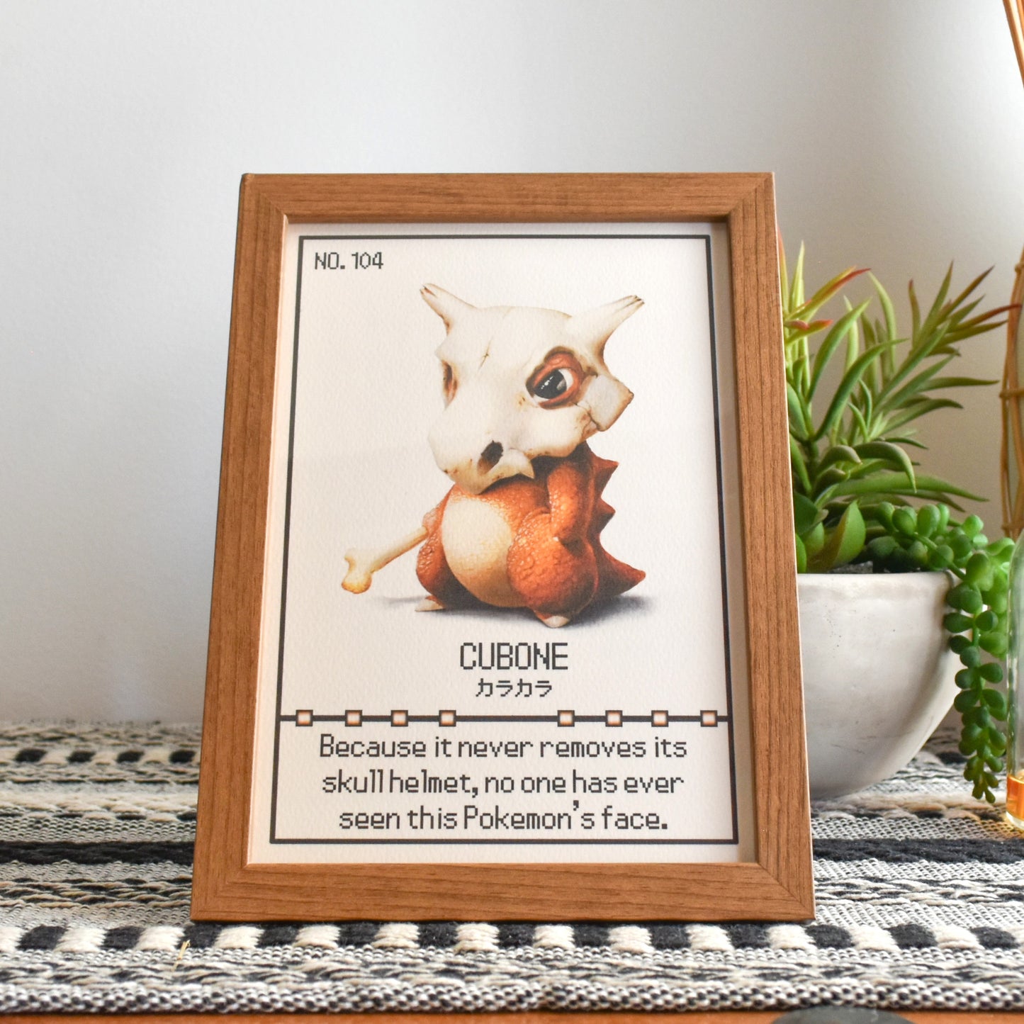 #104 Cubone Pokedex Print
