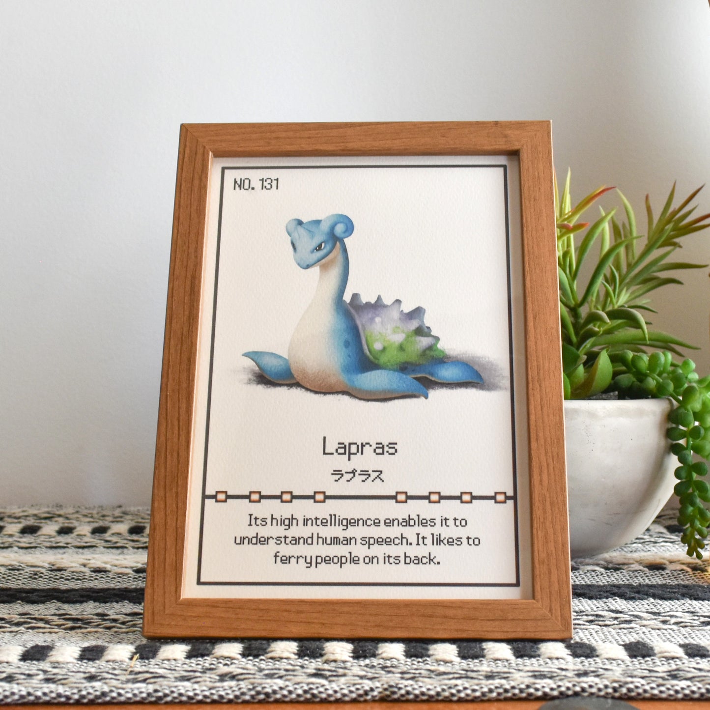 #131 Lapras Pokedex Print