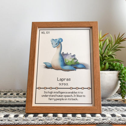 #131 Lapras Pokedex Print