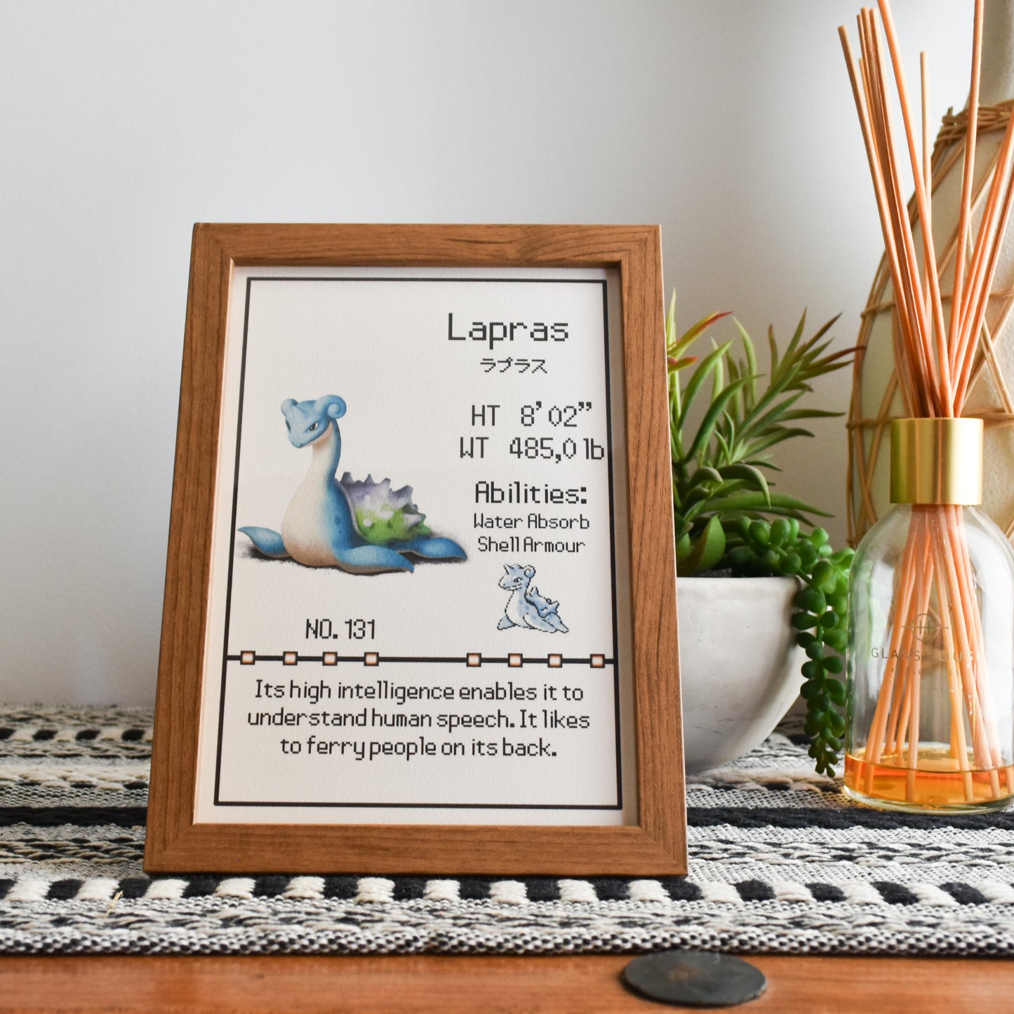 Lapras Pokedex Print