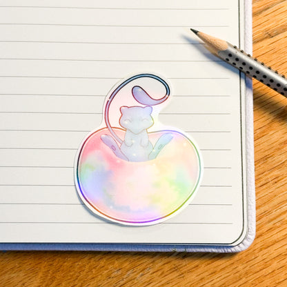 the shiny variant by itself for the pokemon mew sticker