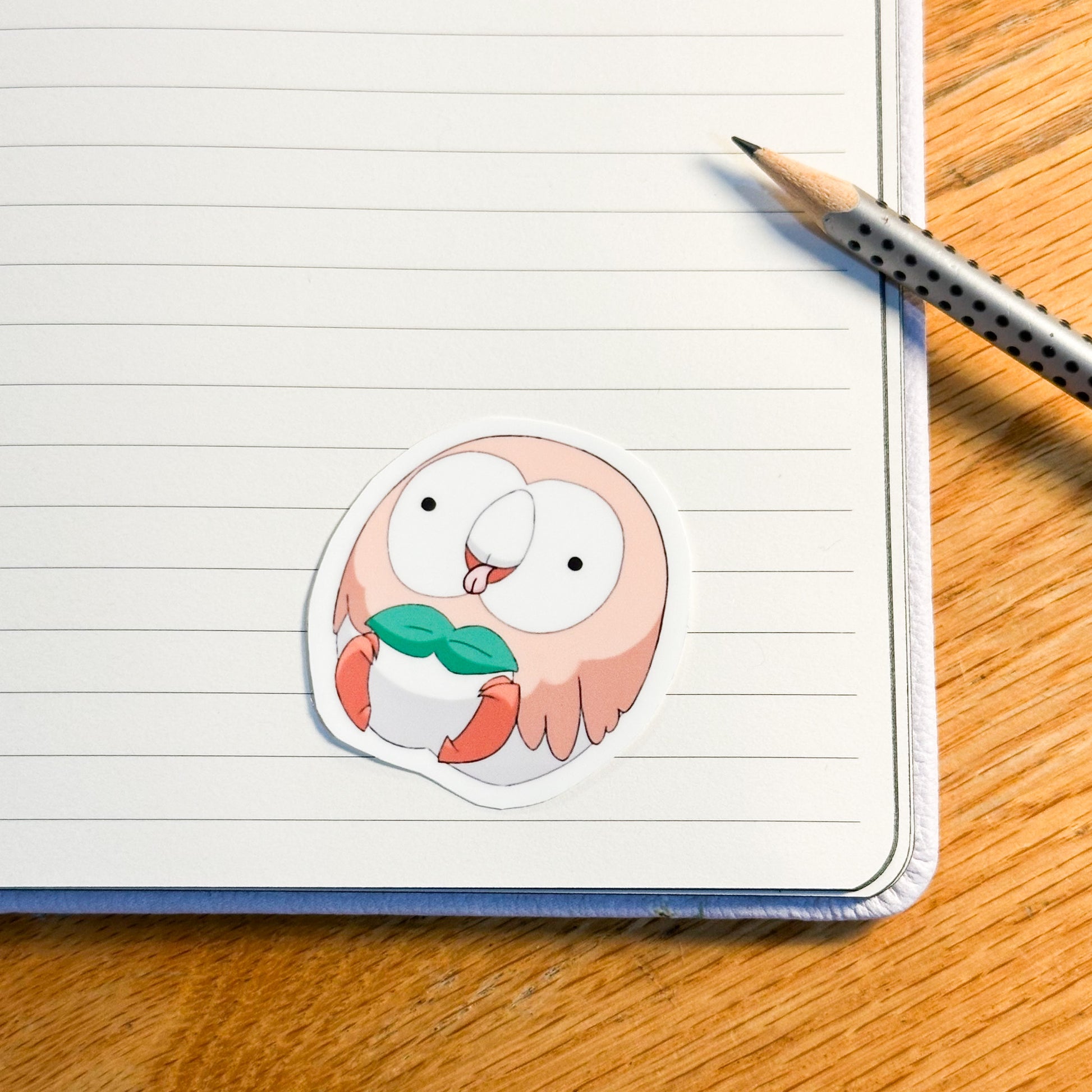showing the Rowlett variant by itself or the derpy pokemon stickers of bulbasaur, Chikorita, treecko, turtwig, snivy, chespin, grooky, rowlett, sprigatito