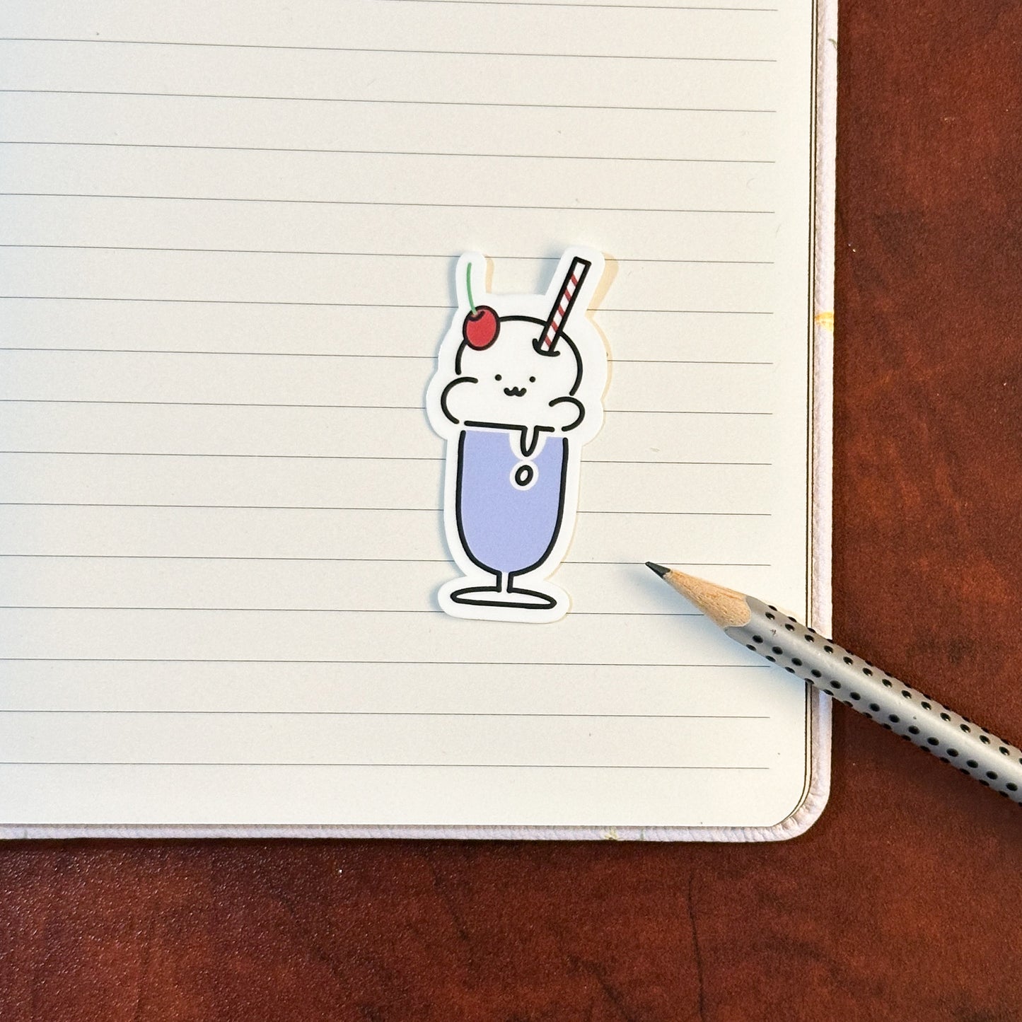 Milkshake vinyl Stickers