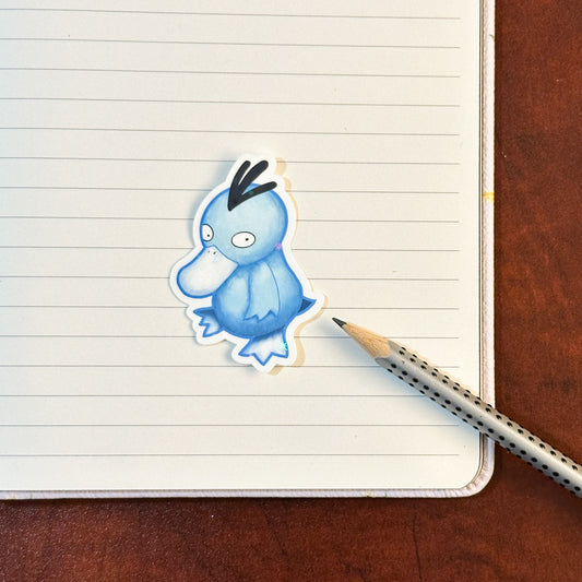 Shiny Psyduck vinyl sticker