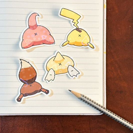 Pokemon Butts Vinyl stickers