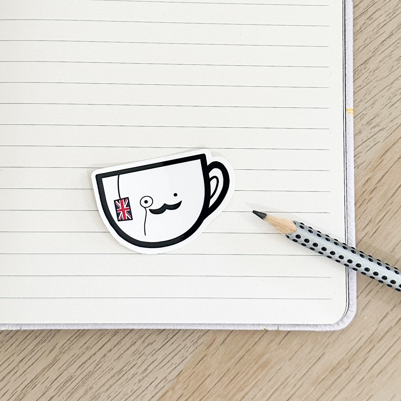 British Tea Vinyl Sticker
