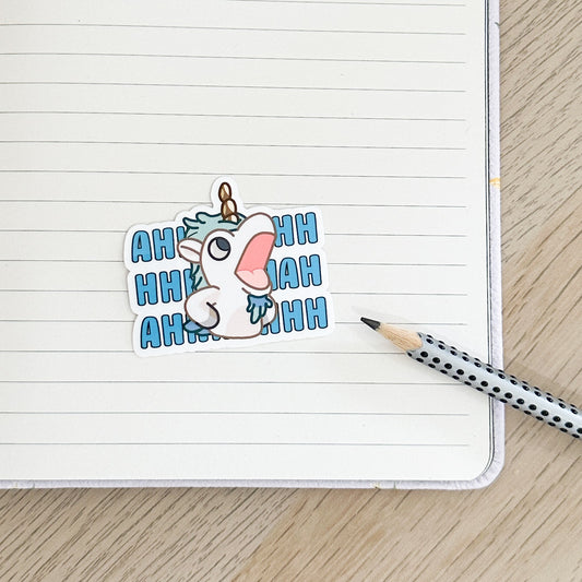 Bluey Unicorse Vinyl Sticker