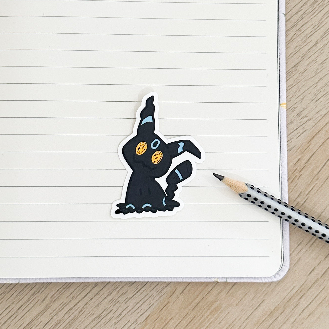 Mimikyu Umbreon Vinyl Sticker