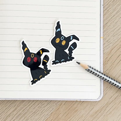 Mimikyu Umbreon Vinyl Sticker
