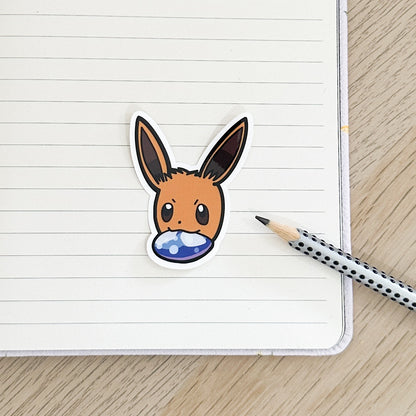 Eevee evolution stone vinyl Sticker