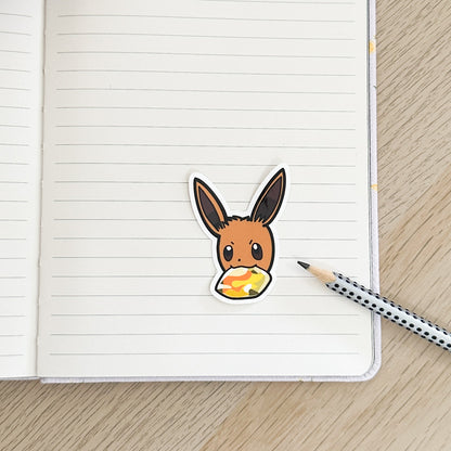 Eevee evolution stone vinyl Sticker