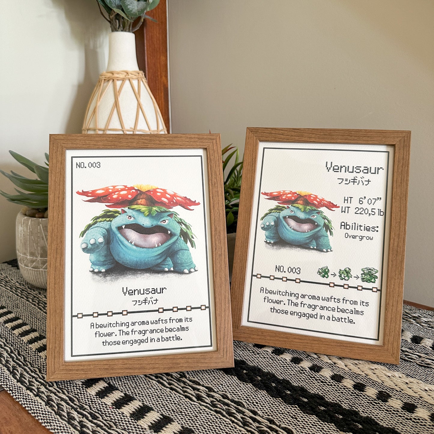 #003 Venusaur Pokedex Print