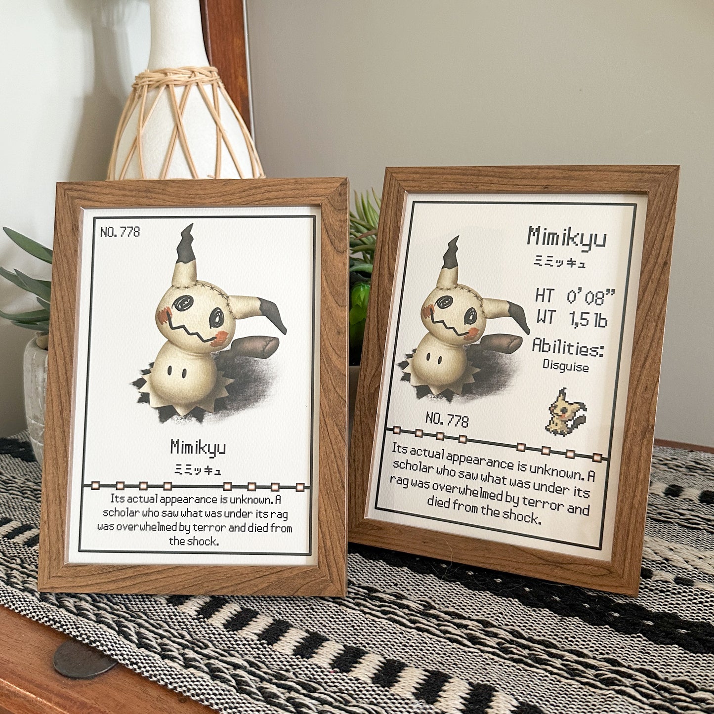#778 Mimikyu Pokedex Print