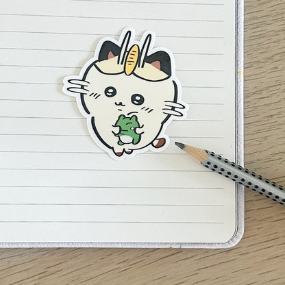 Chiikawa X Pokemon Vinyl Sticker