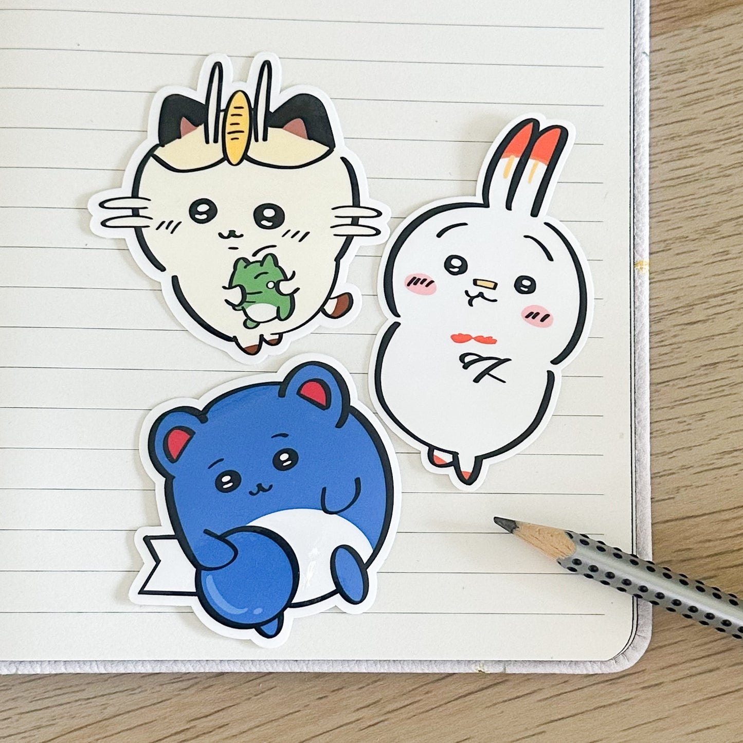 Chiikawa X Pokemon Vinyl Sticker