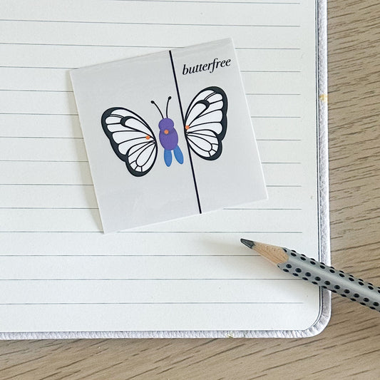 Paramore X Butterfree Album Cover Vinyl Sticker