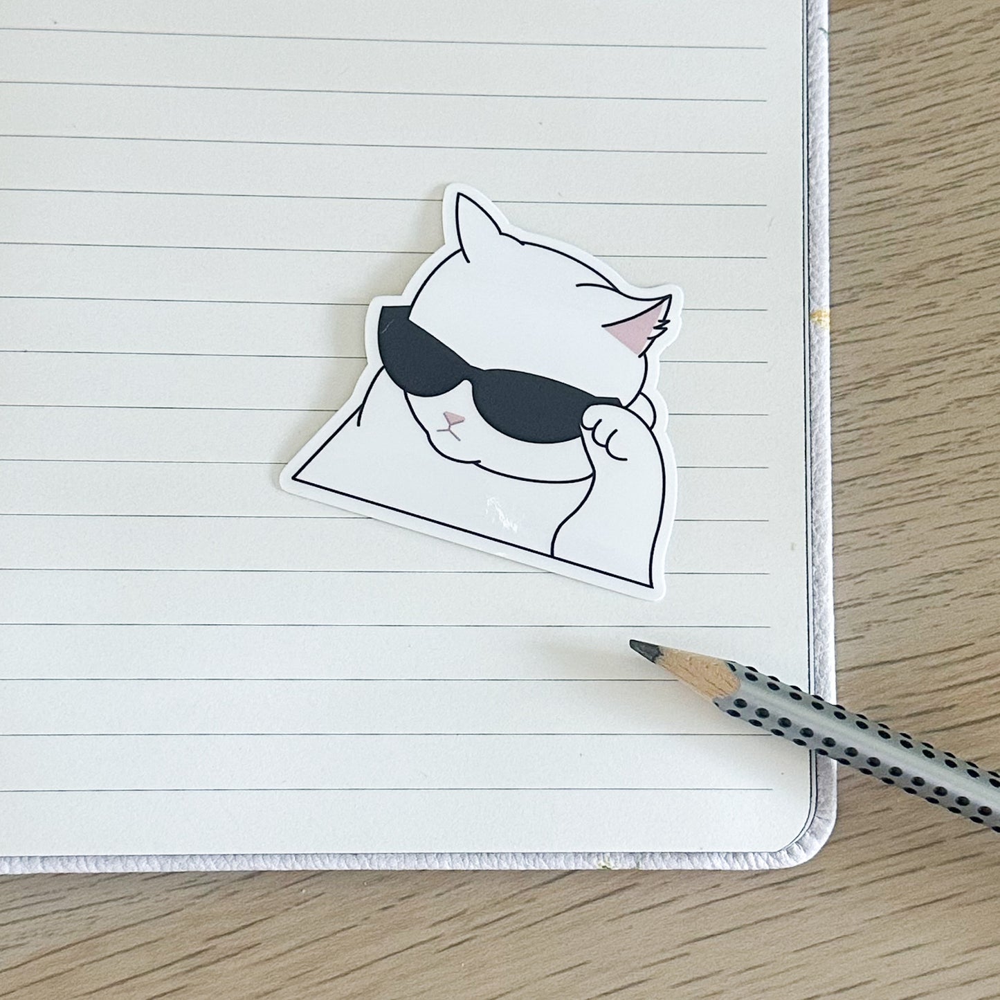 Cool Cat Vinyl Sticker