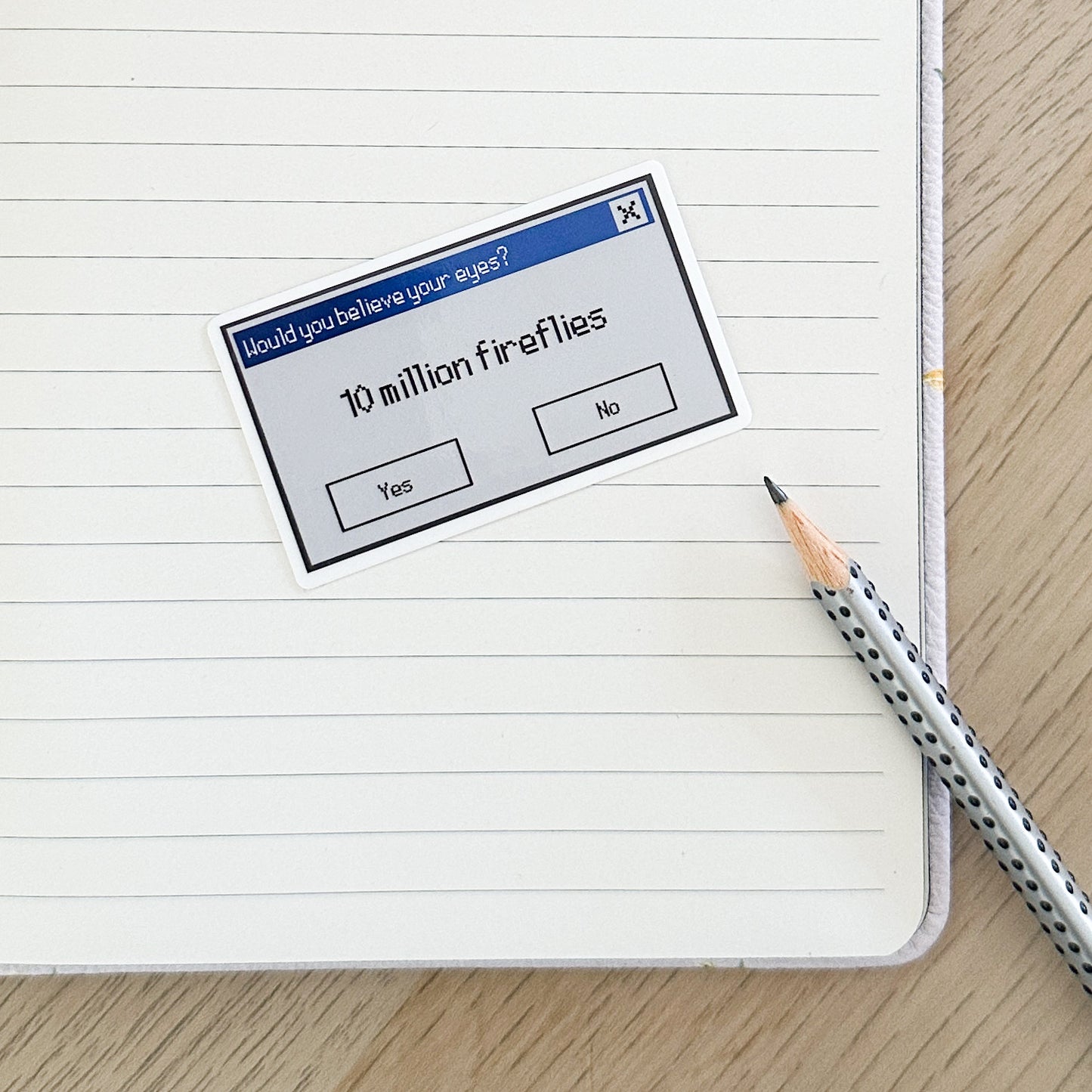 PC Error Code Vinyl Sticker